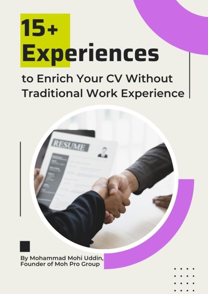 15+ Experiences to Enrich Your CV Without Traditional Work Experience